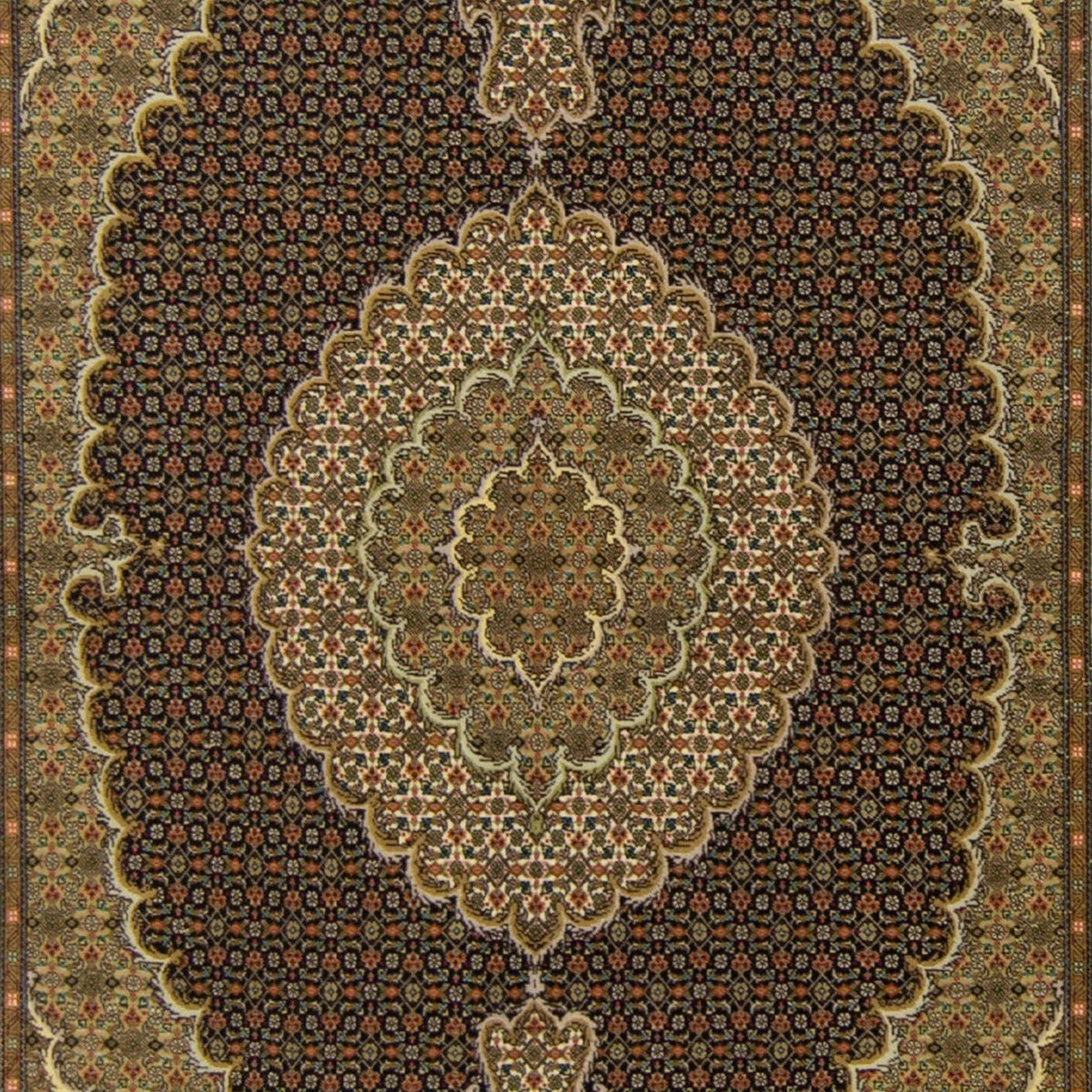 Fine Hand-knotted Persian Tabriz - Mahi Rug 115cm x 219cm