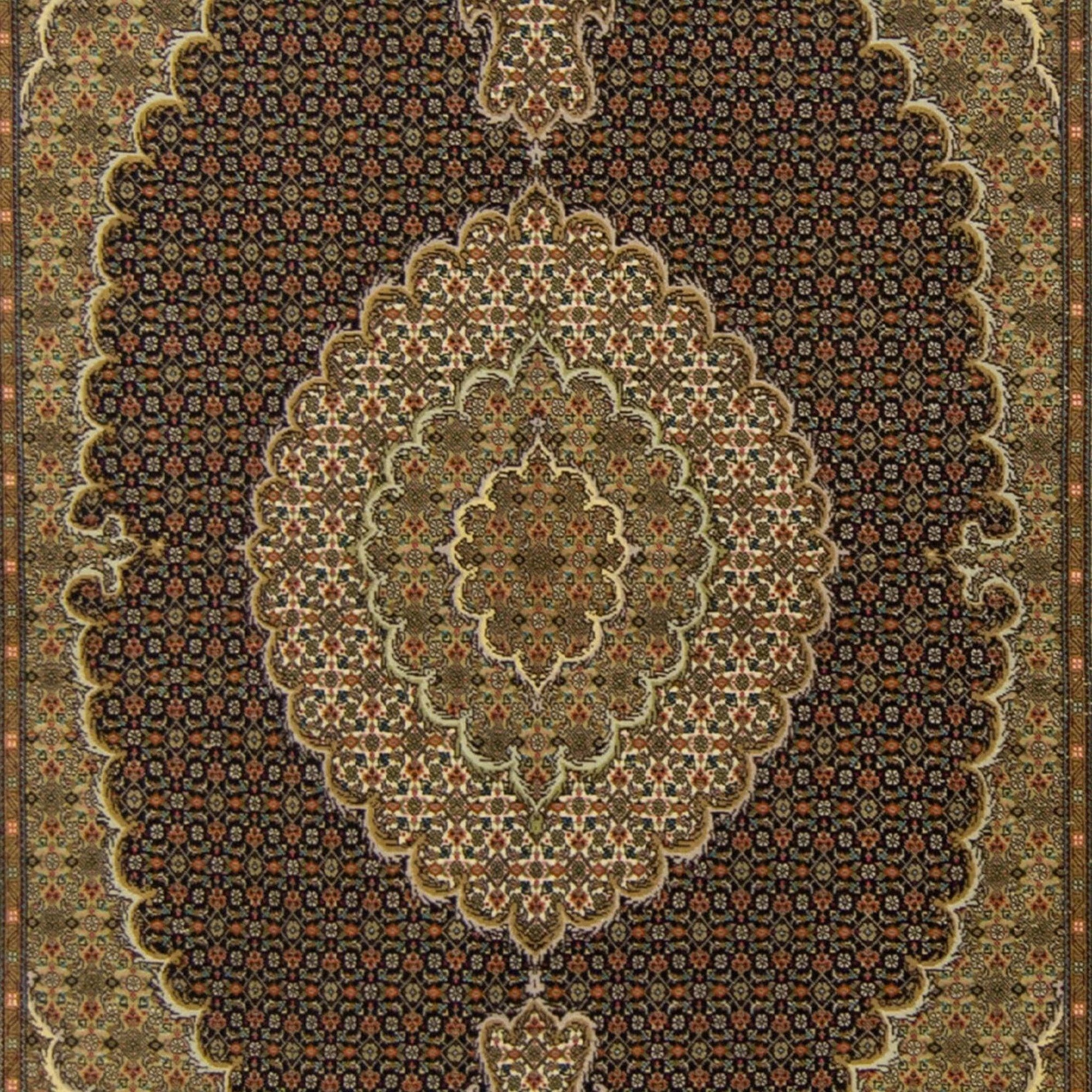 Fine Hand-knotted Persian Tabriz - Mahi Rug 115cm x 219cm