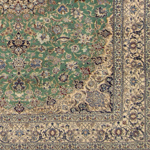 Super Fine Hand-knotted Persian Wool & Silk Nain Rug (SIGNED HABIBIAN ) 254cm x 357cm