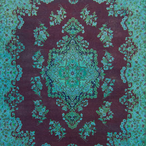 Over-dyed Persian Kashan Rug 300cm x 392cm