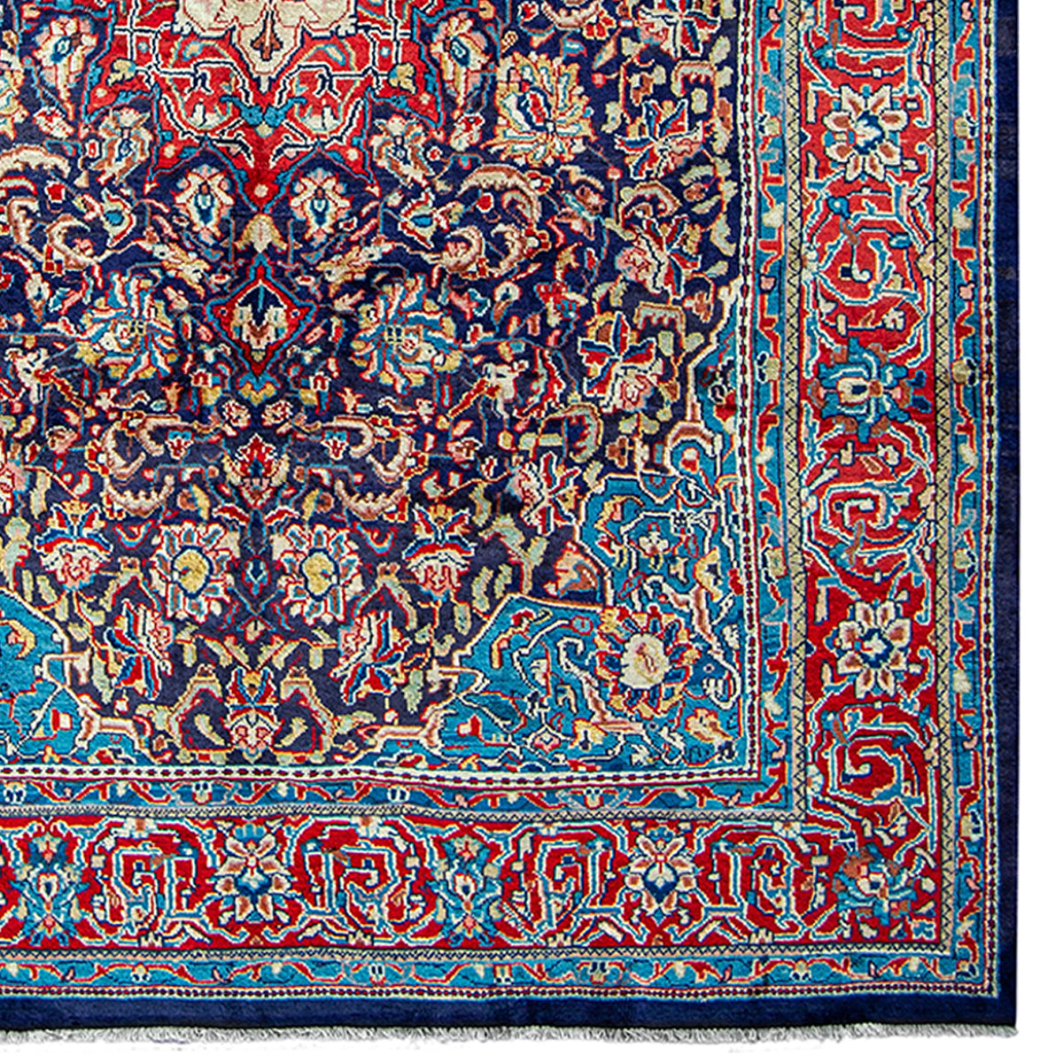 Hand-knotted Wool Persian Rug 210cm x 345cm