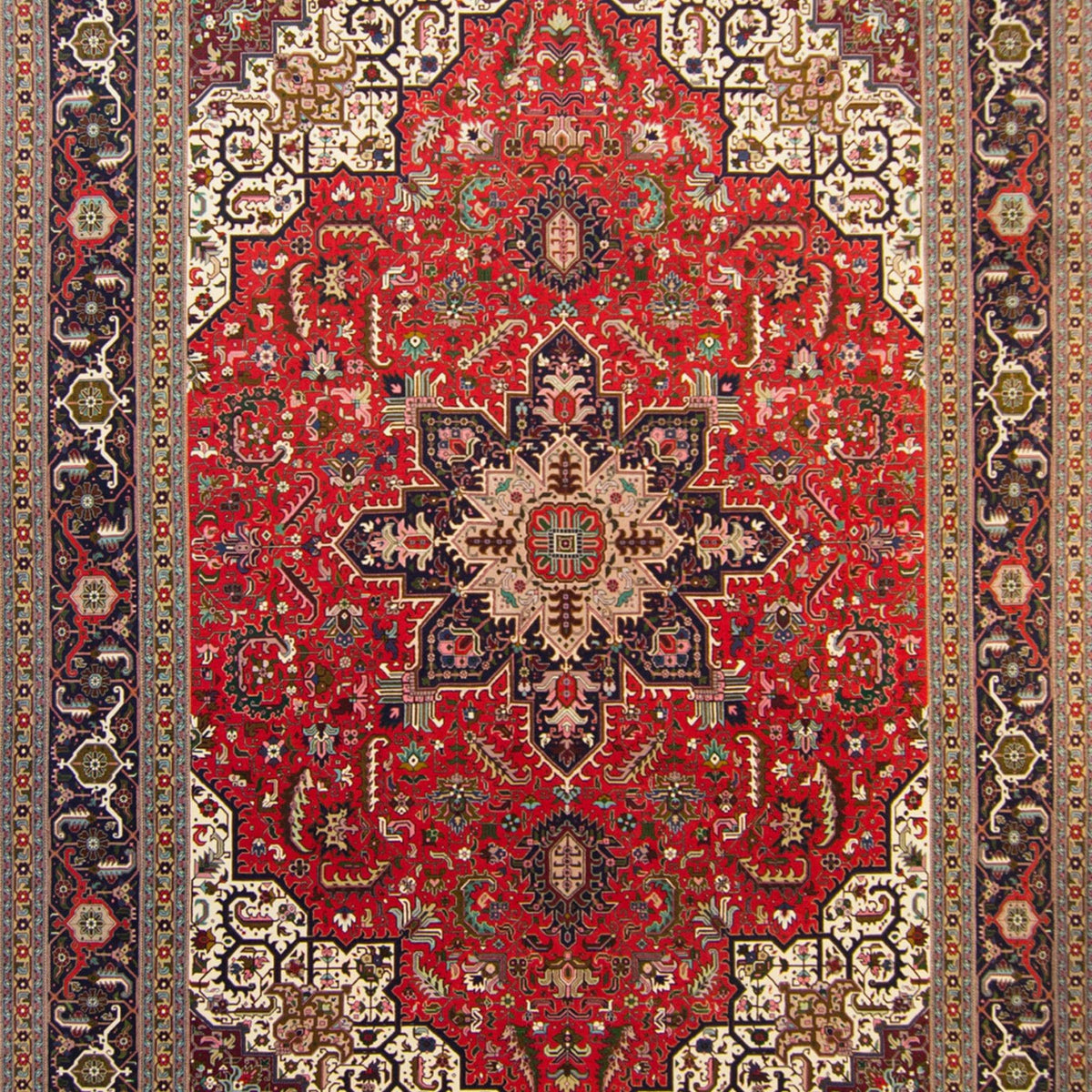 Super Fine Hand-knotted Wool &amp; Silk Tabriz Persian Rug 307cm x 404cm
