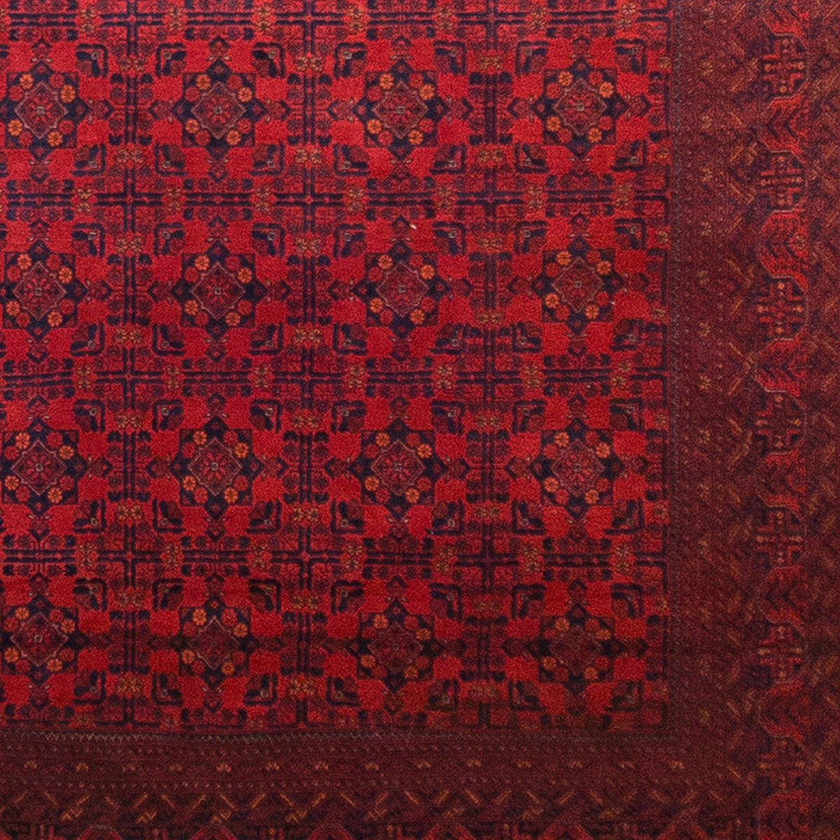 Afghan Tribal Hand-knotted Wool Khal Mohammadi Rug 298cm x 487cm