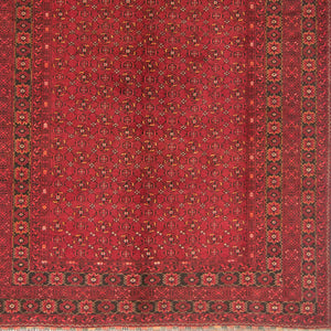 Vintage Hand-knotted 100% Wool Turkmen Rug 197cm x 280cm