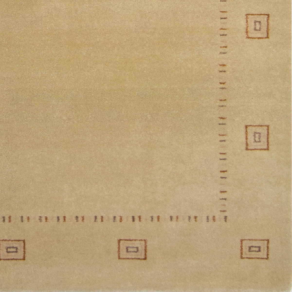 Fine Hand-knotted Wool &amp; Silk Loribaft - Gabbeh Rug 150cm x 197cm
