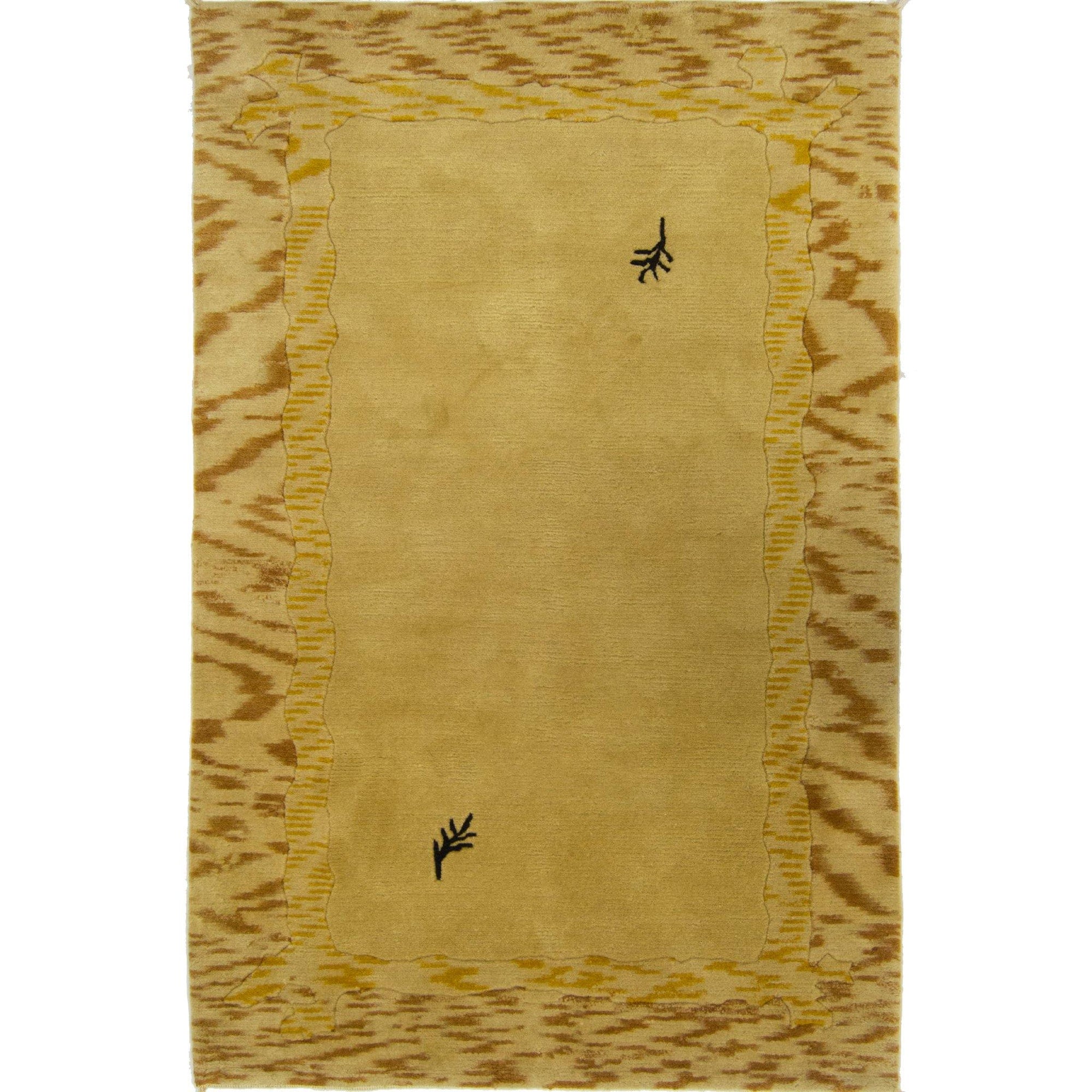 Modern Hand-knotted Wool Rug 120cm x 179cm