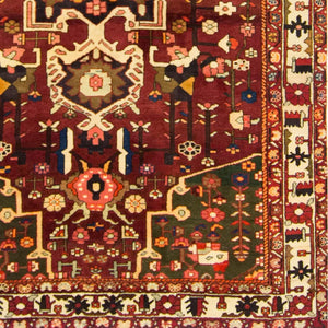 Beautiful Hand-knotted Wool Persian Bakhtiari Rug 196cm x 321cm