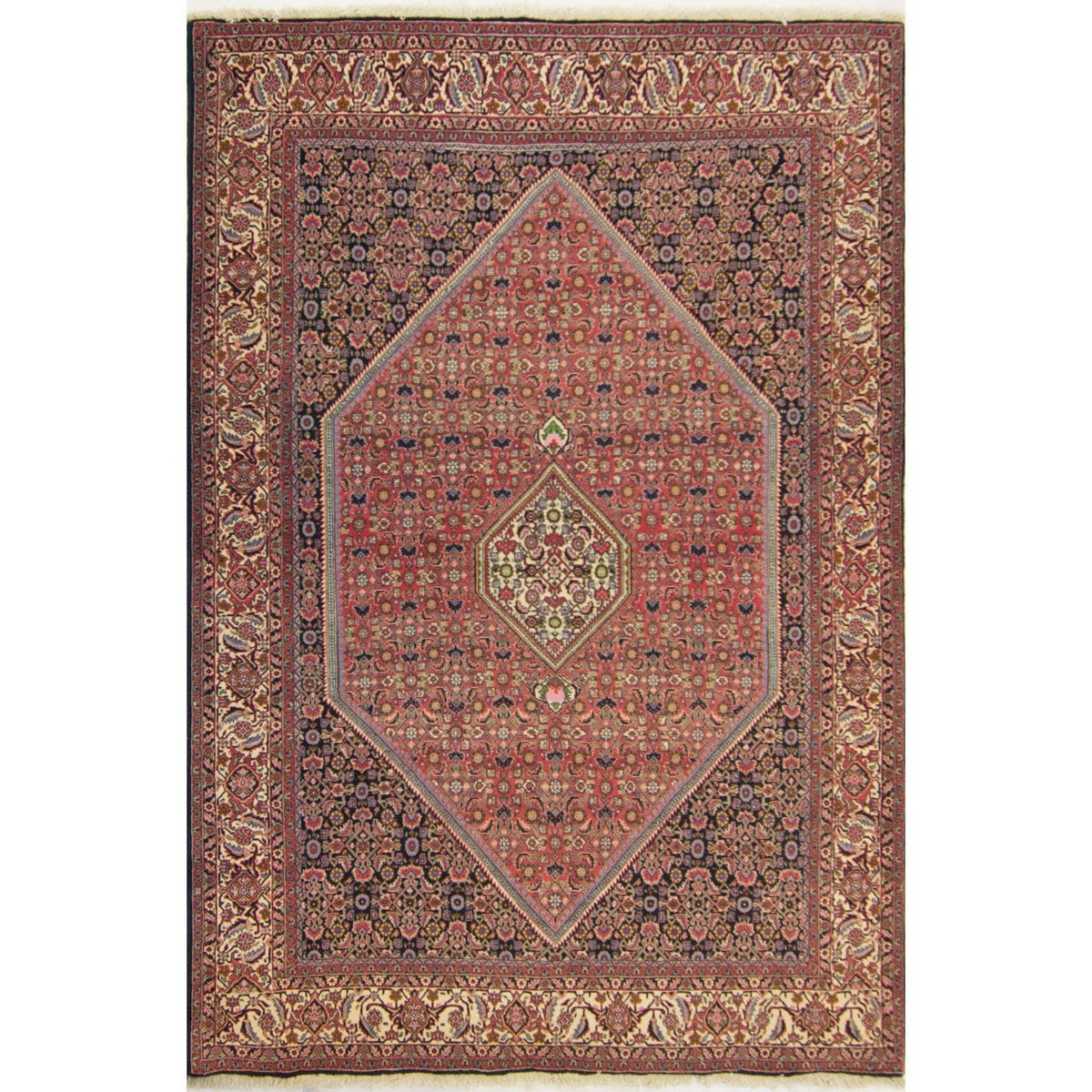 Super Fine Hand-knotted Wool Bijar Persian Rug 205cm x 297cm