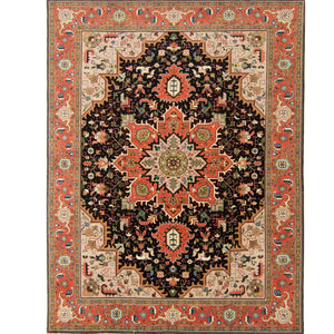 Fine Hand-knotted Wool & Silk Tabriz Persian Rug 151cm x 200cm