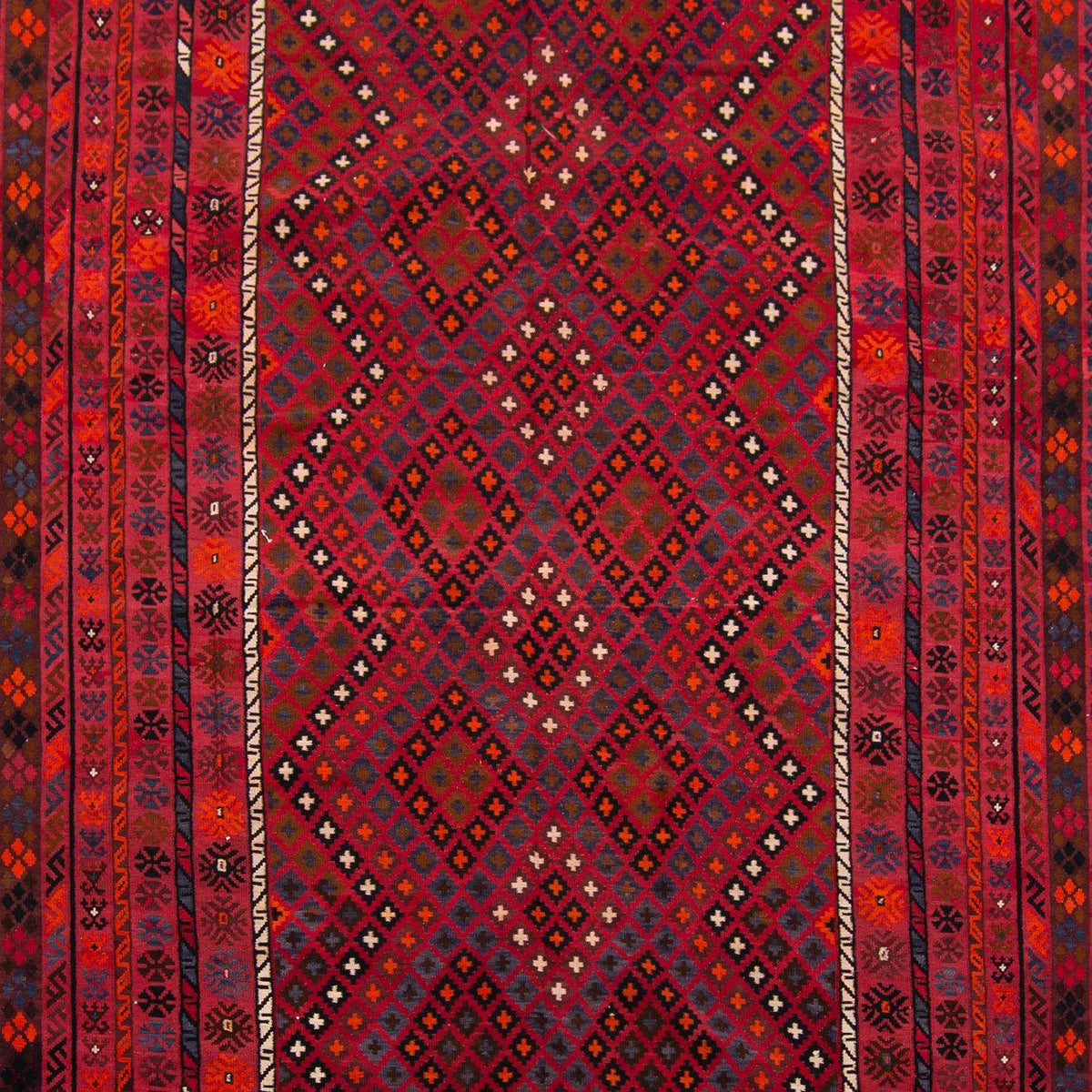 Fine Hand-woven 100% Wool Kilim 283cm x 482cm