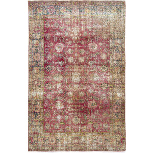 Hand-knotted Wool Persian Vintage Rug 194cm x 290cm