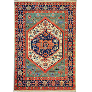 Fine Hand-knotted Wool Tribal Wool Rug 268cm x 375cm