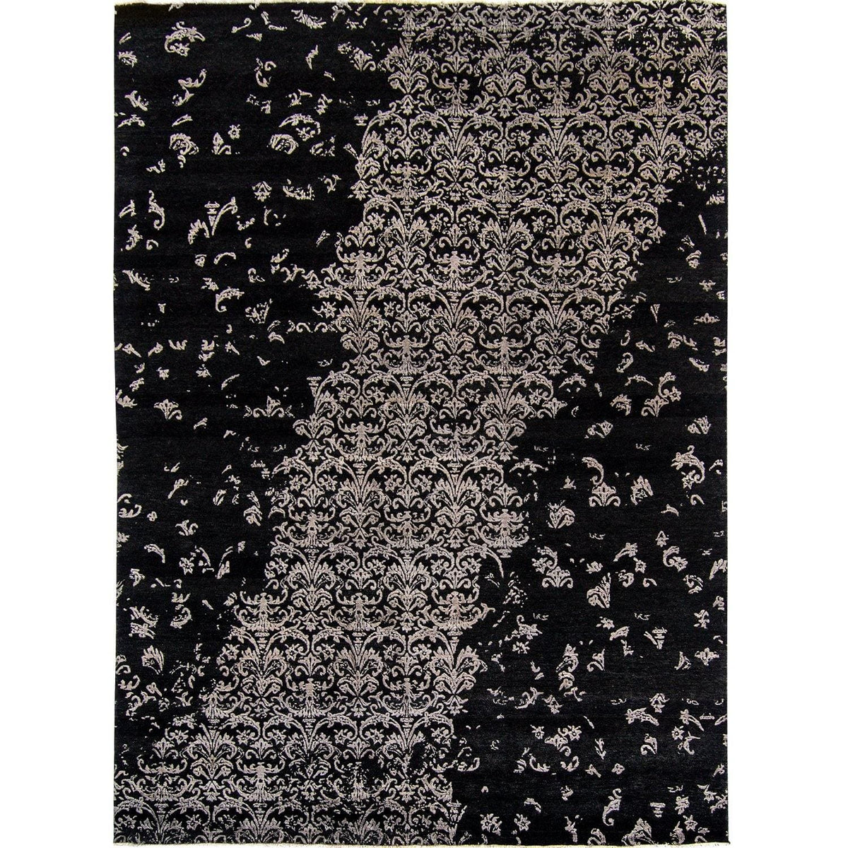 Fine Contemporary NZ Wool &amp; Bamboo Silk Hand-knotted Rug 255cm x 353cm