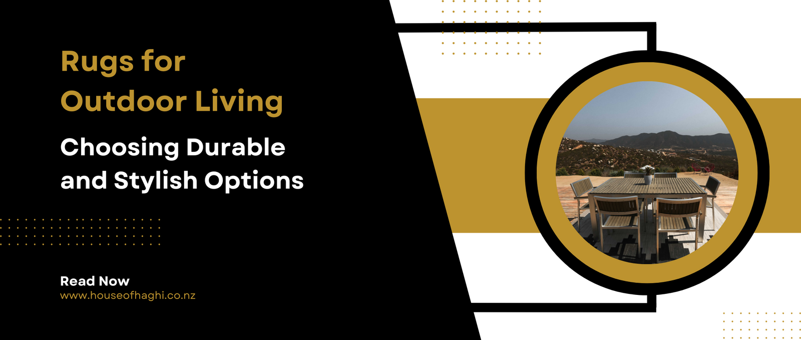 Rugs for Outdoor Living: Choosing Durable and Stylish Options