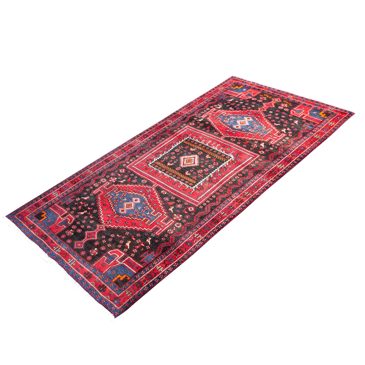 Fine Hand-knotted Wool Kolyia Persian Runner 143cm x 355cm