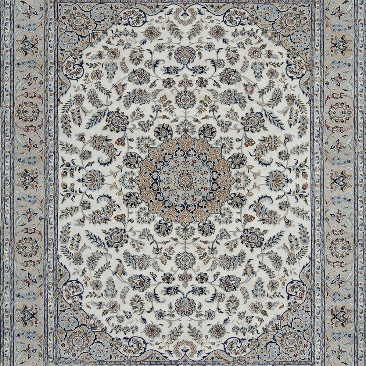 Handmade Wool & Silk Classic Rug 203cm x 253cm