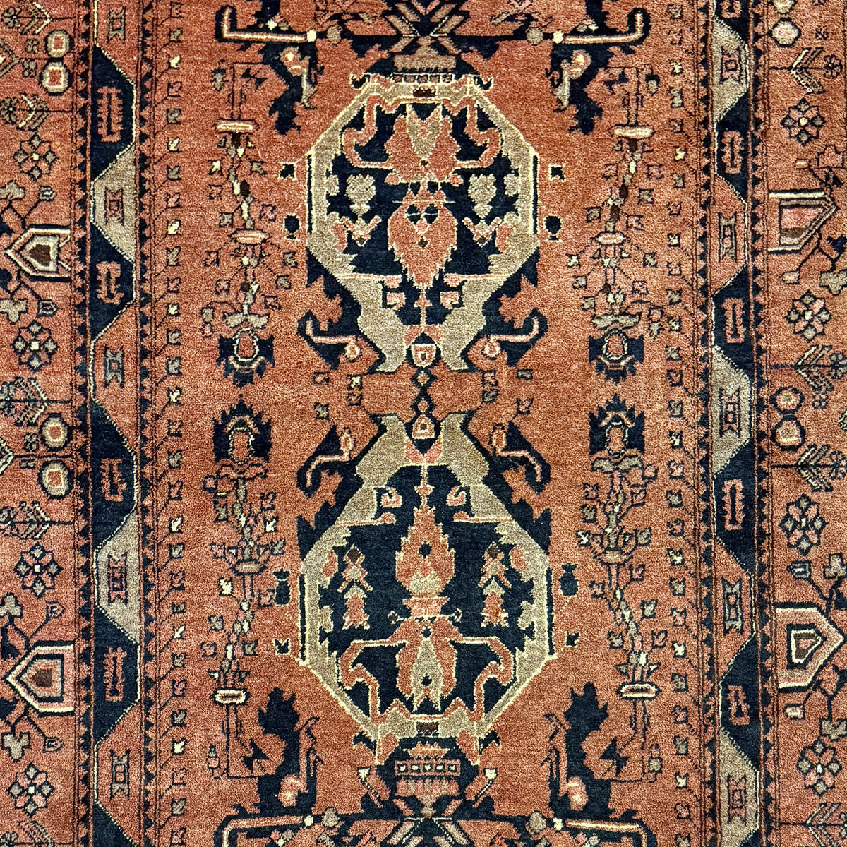 Fine Hand-Knotted Wool Tribal Rug – One of a Kind 130cm x 190cm