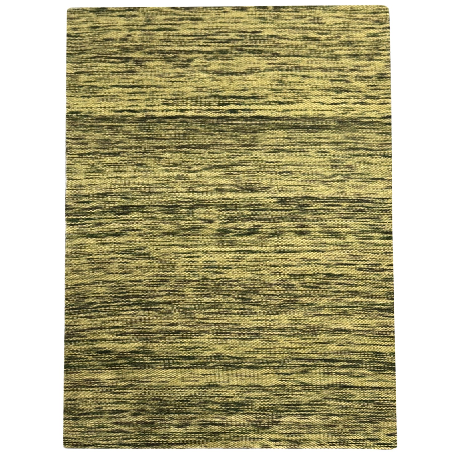Handmade Wool Modern Green Rug 157cm x 228cm