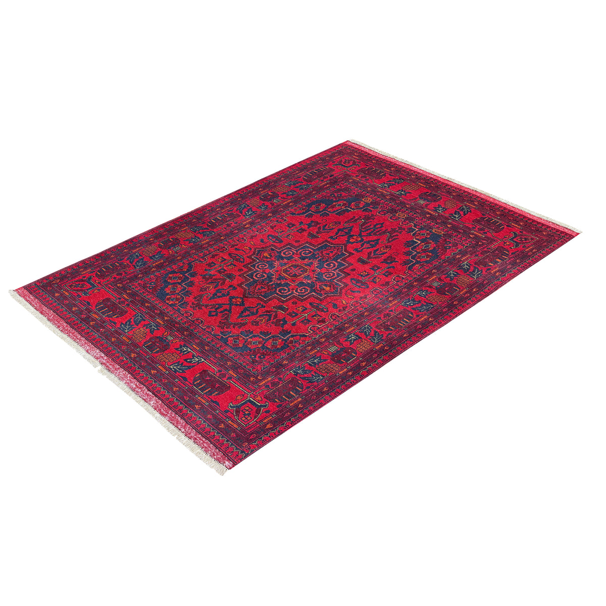Fine Hand-knotted Wool Traditional Rug 130cm x 194cm