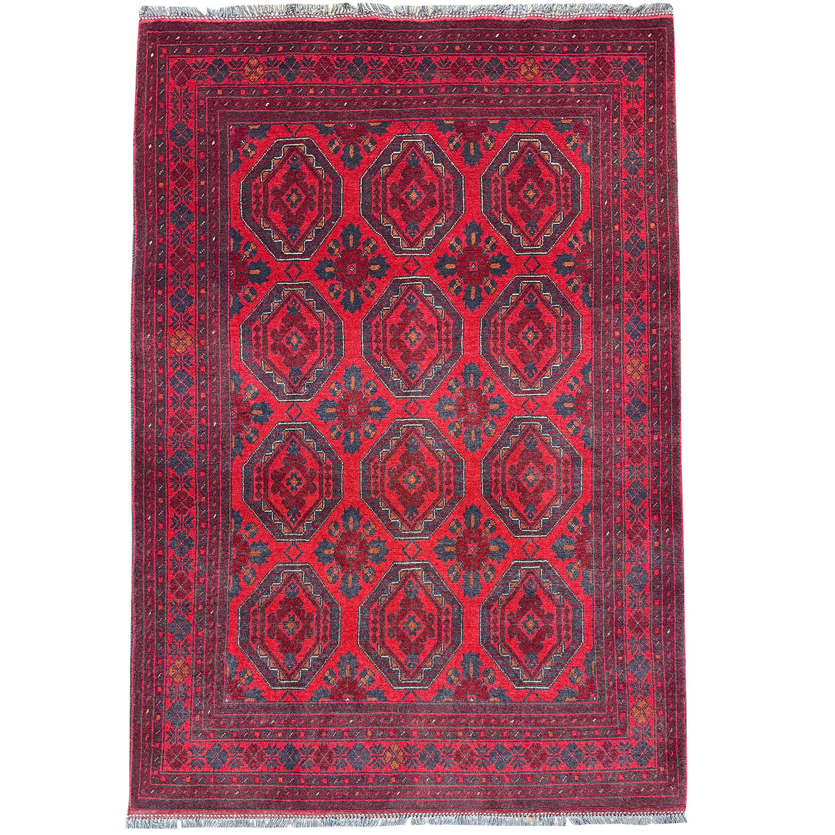 Fine Hand-knotted 100% Wool Small Rug 126cm x 192cm