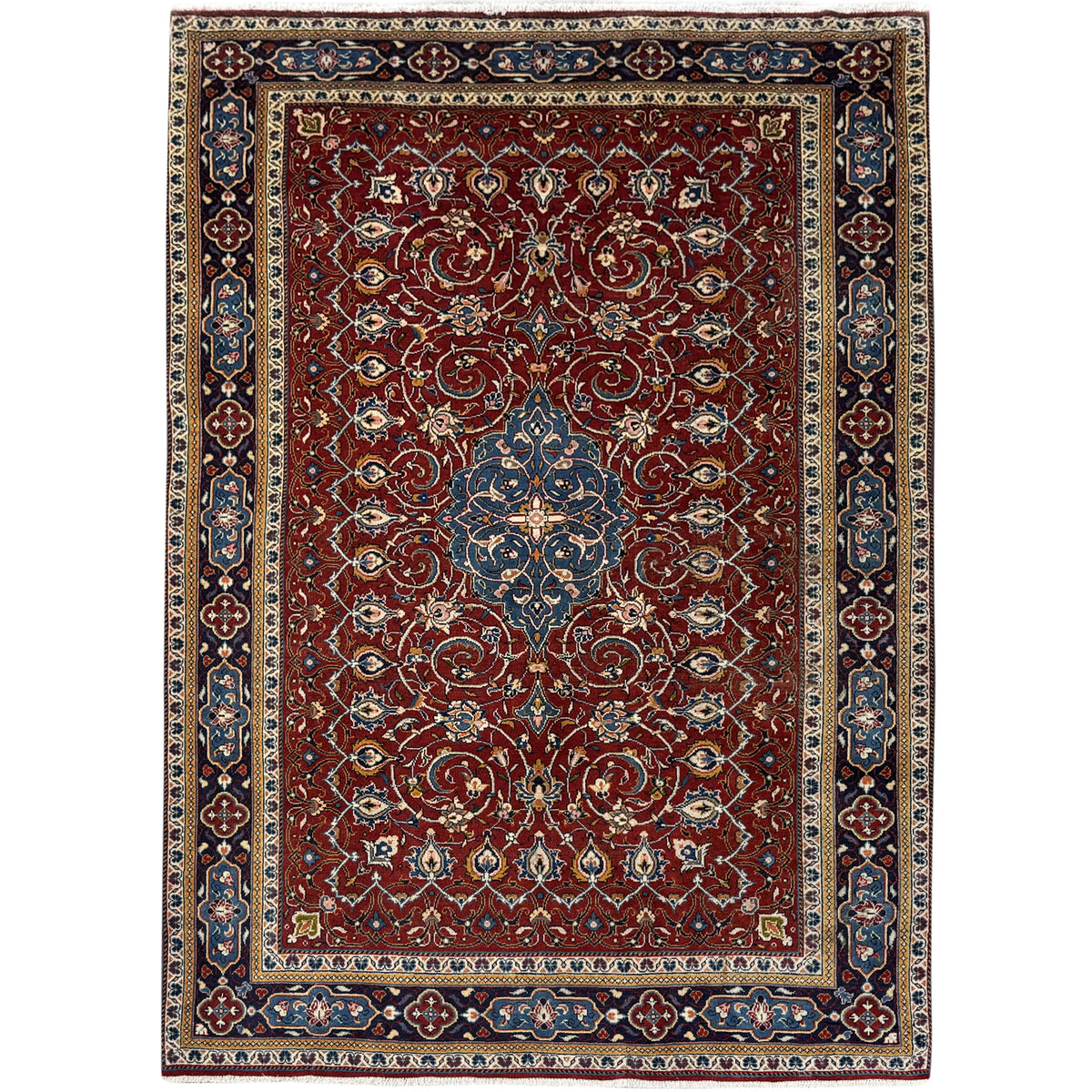 Fine Hand-knotted Wool Kashmar Persian Rug 212cm x 332cm