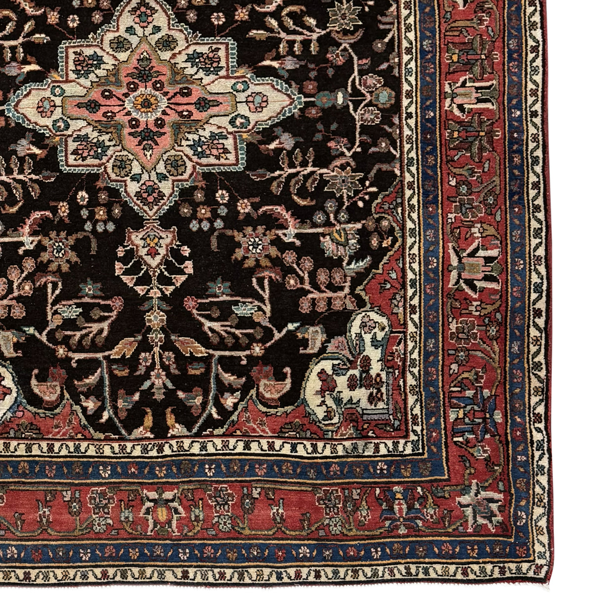 Hand-knotted Wool Borchelu Persian Rug 200cm x 277cm