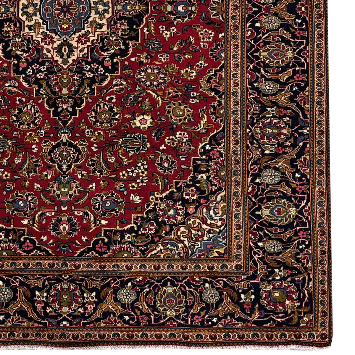 Hand-knotted Wool Kashan Persian Rug 203cm x 290cm