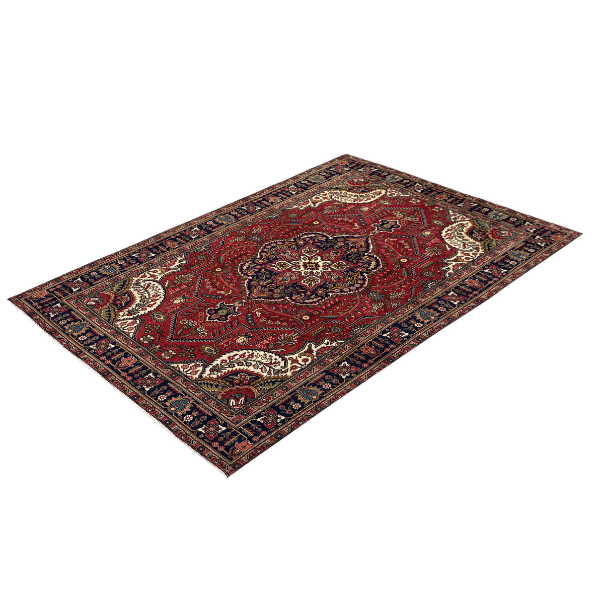 Hand-knotted Wool Tabriz Persian Rug  185cm x 293cm