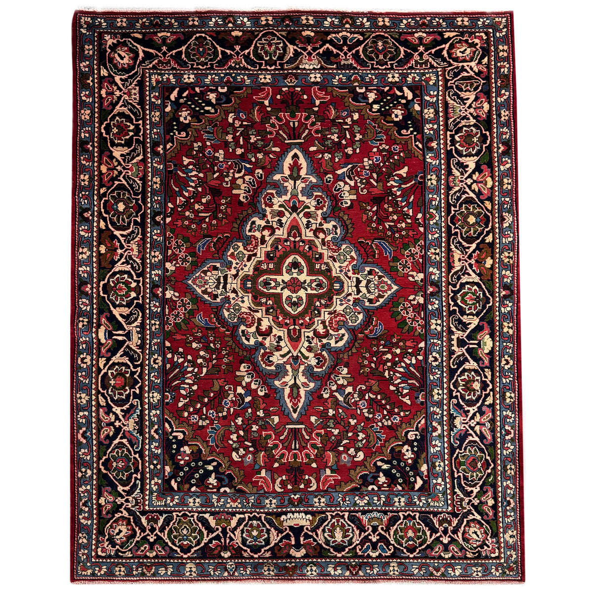 Fine Hand-knotted Traditional Sarukh Persian Rug 220cm x 307cm