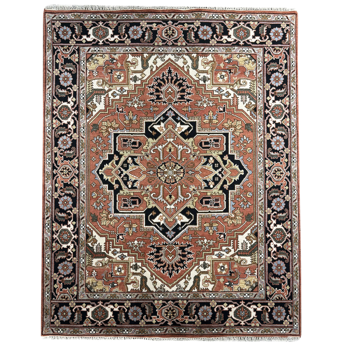 Hand-knotted Wool Traditional Rug 243cm x 305cm