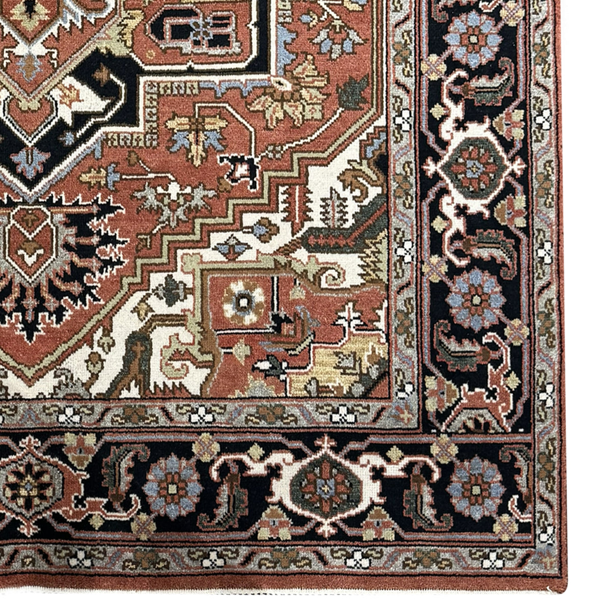 Hand-knotted Wool Traditional Rug 243cm x 305cm