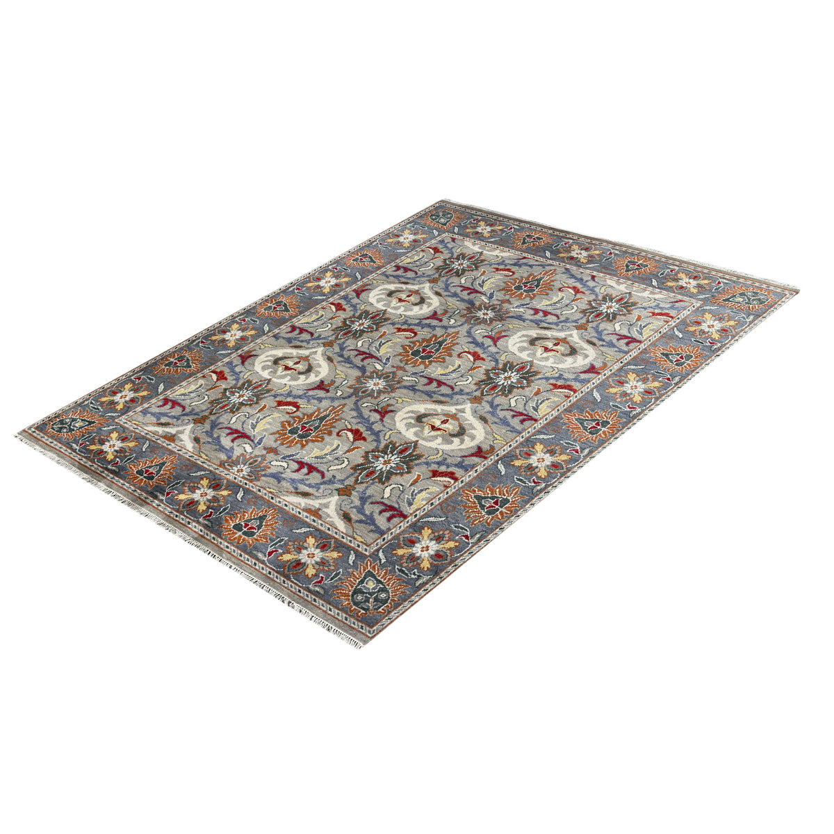 Hand-knotted Wool Oushak Rug 249cm x 321cm