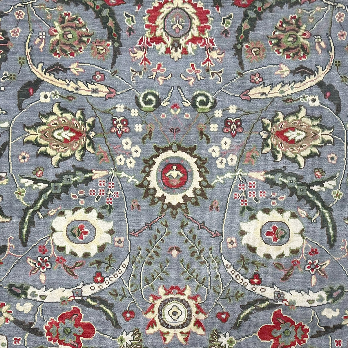 Hand-knotted Wool Oushak Rug 247cm x 321cm