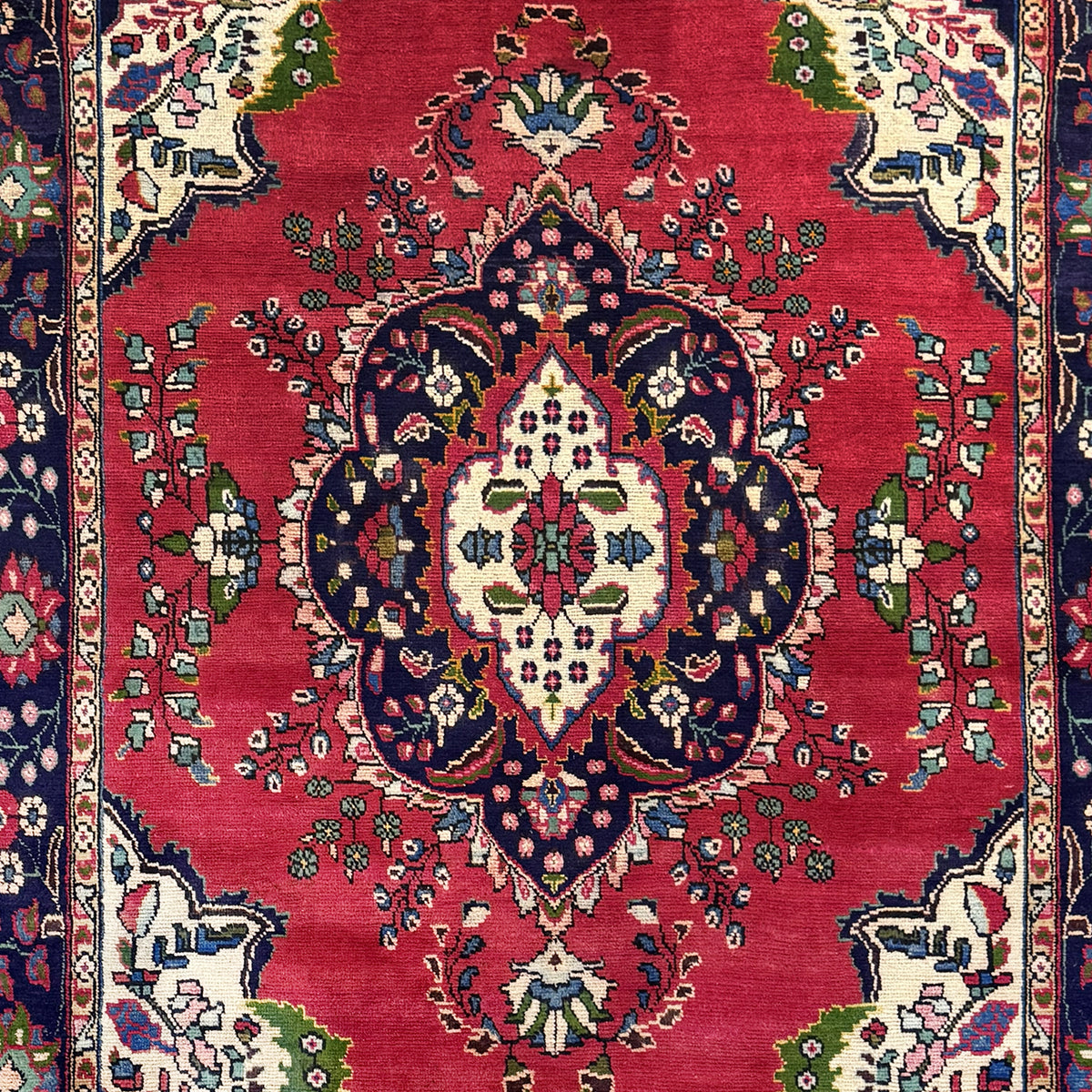 Hand-knotted Wool Viss Vintage Persian Rug 200cm x 290cm