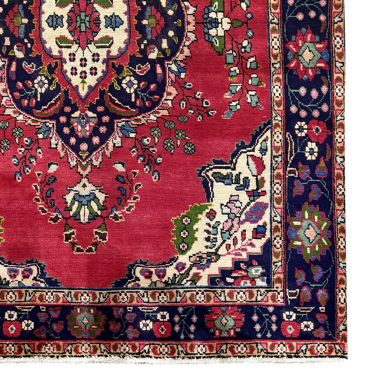 Hand-knotted Wool Viss Vintage Persian Rug 200cm x 290cm