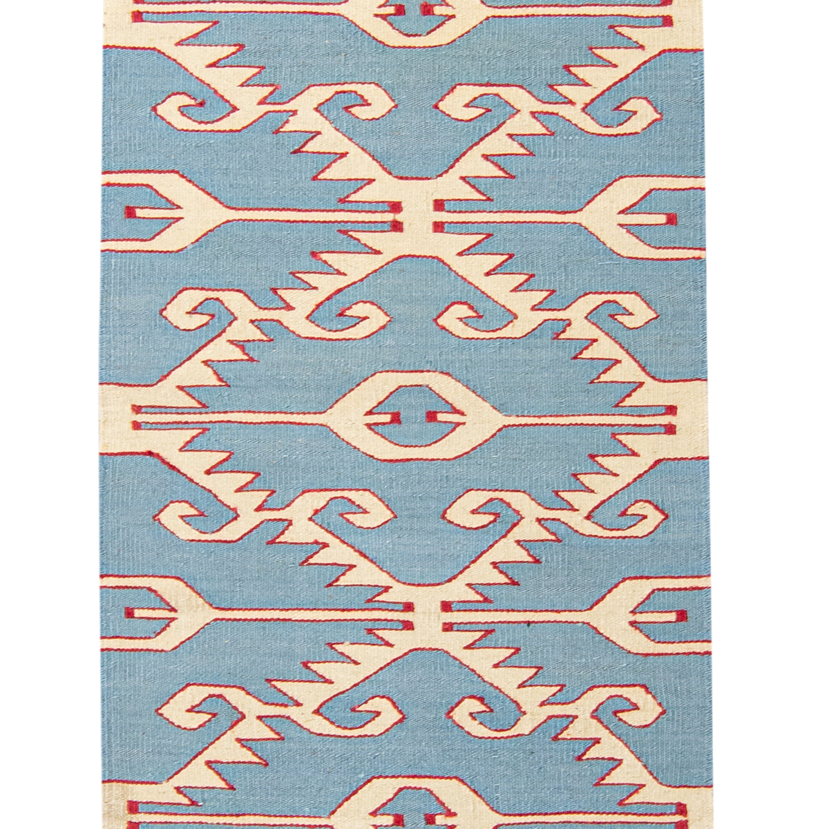 100% Wool Kilim Small Runner 73cm x 236cm