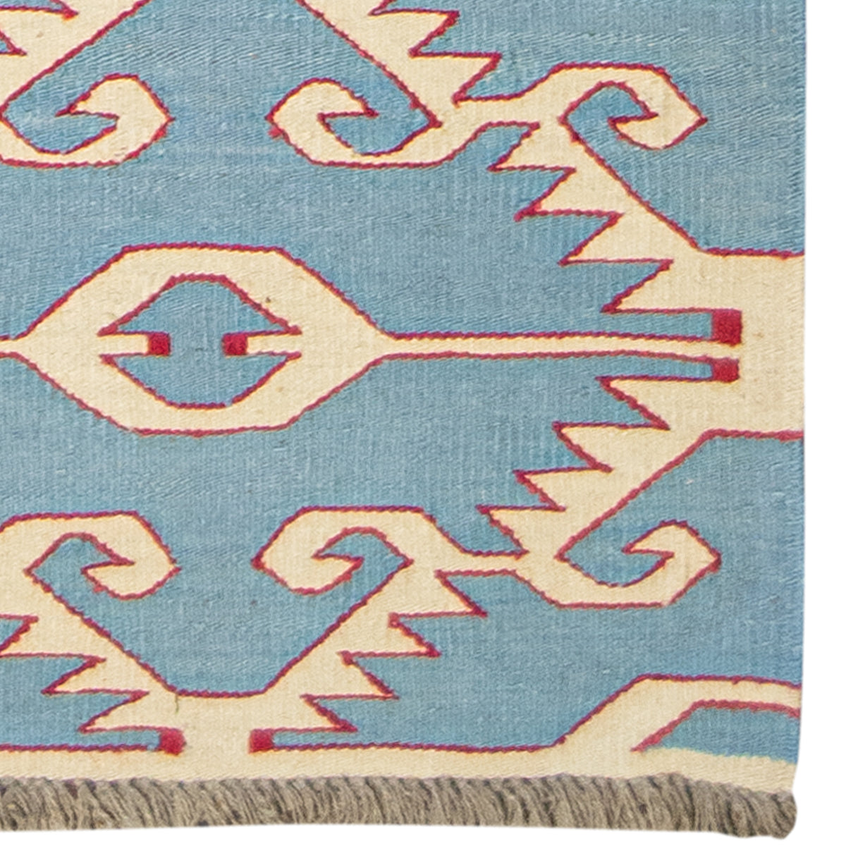 100% Wool Kilim Small Runner 73cm x 236cm