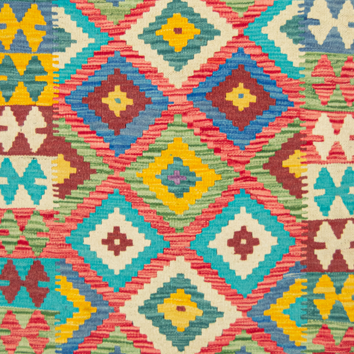 100% Wool Kilim Small Rug 82cm x 128cm