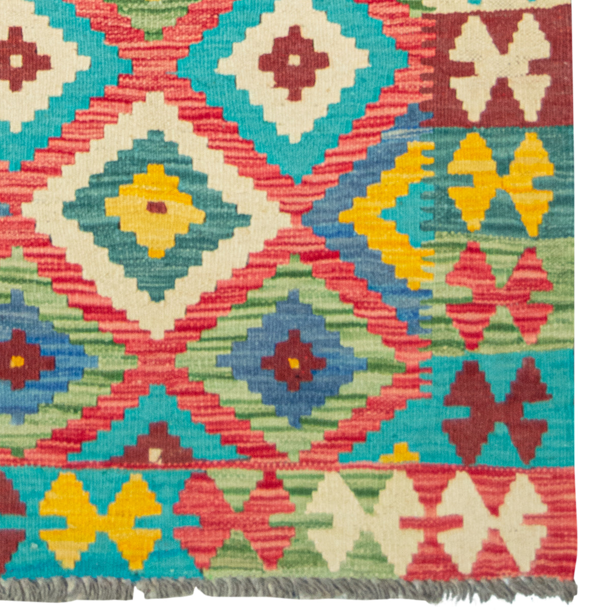 100% Wool Kilim Small Rug 82cm x 128cm