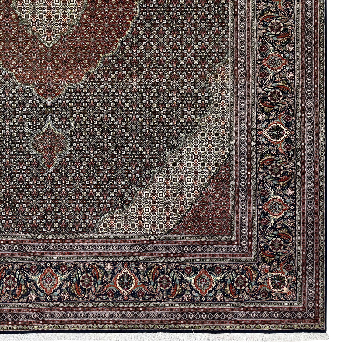 Super Fine Hand-knotted Wool Tabriz Persian Rug 310cm x 381cm