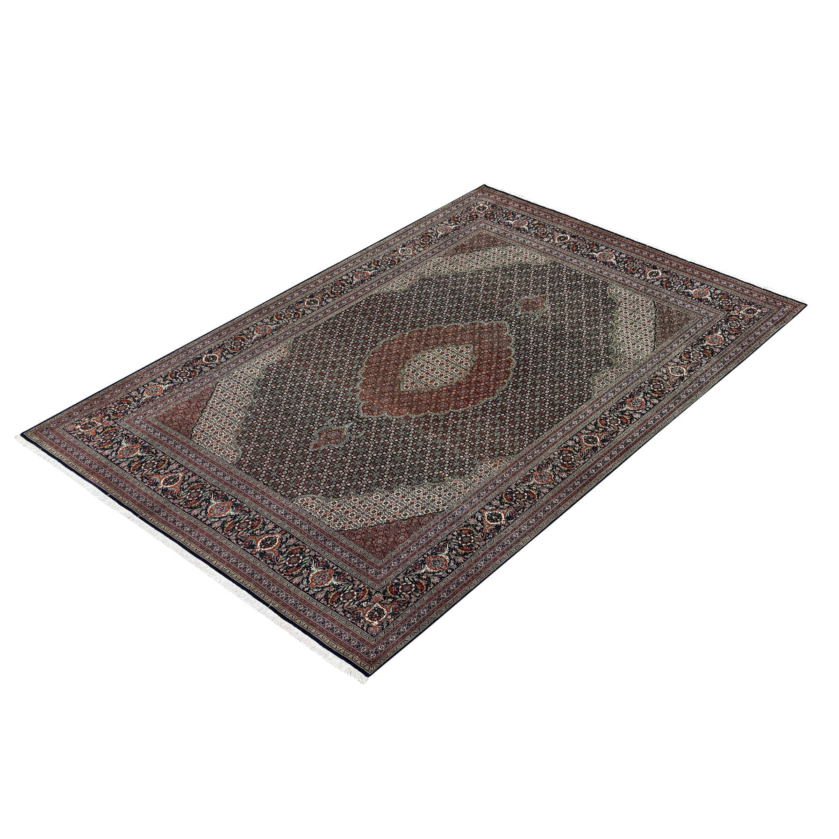 Super Fine Hand-knotted Wool Tabriz Persian Rug 310cm x 381cm