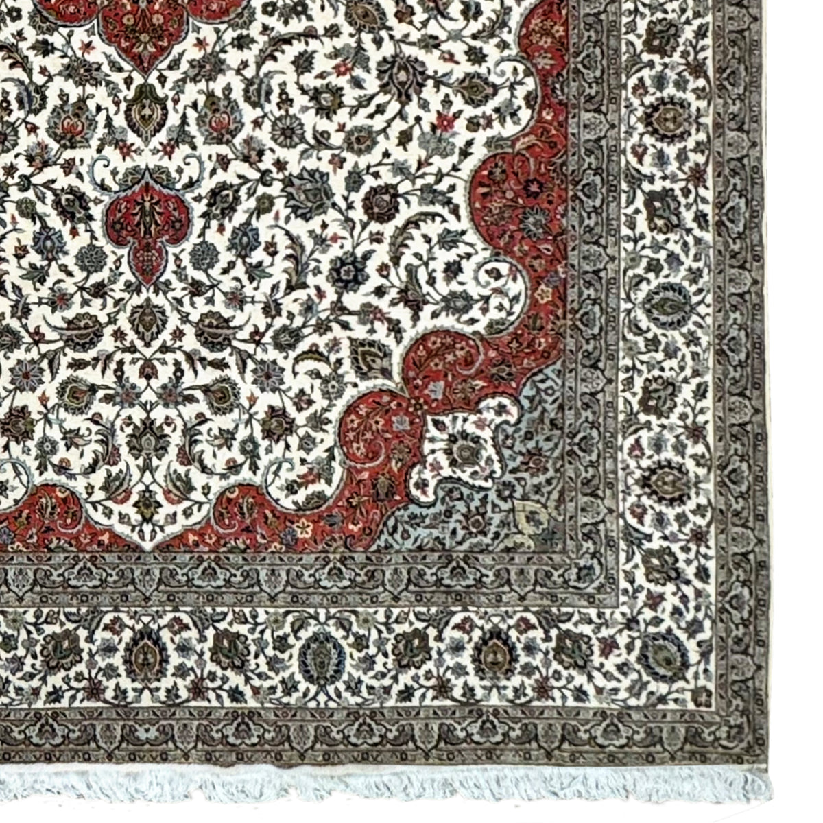 Oversized Handmade Fine Wool Kashan Persian Rug 354cm x 485cm