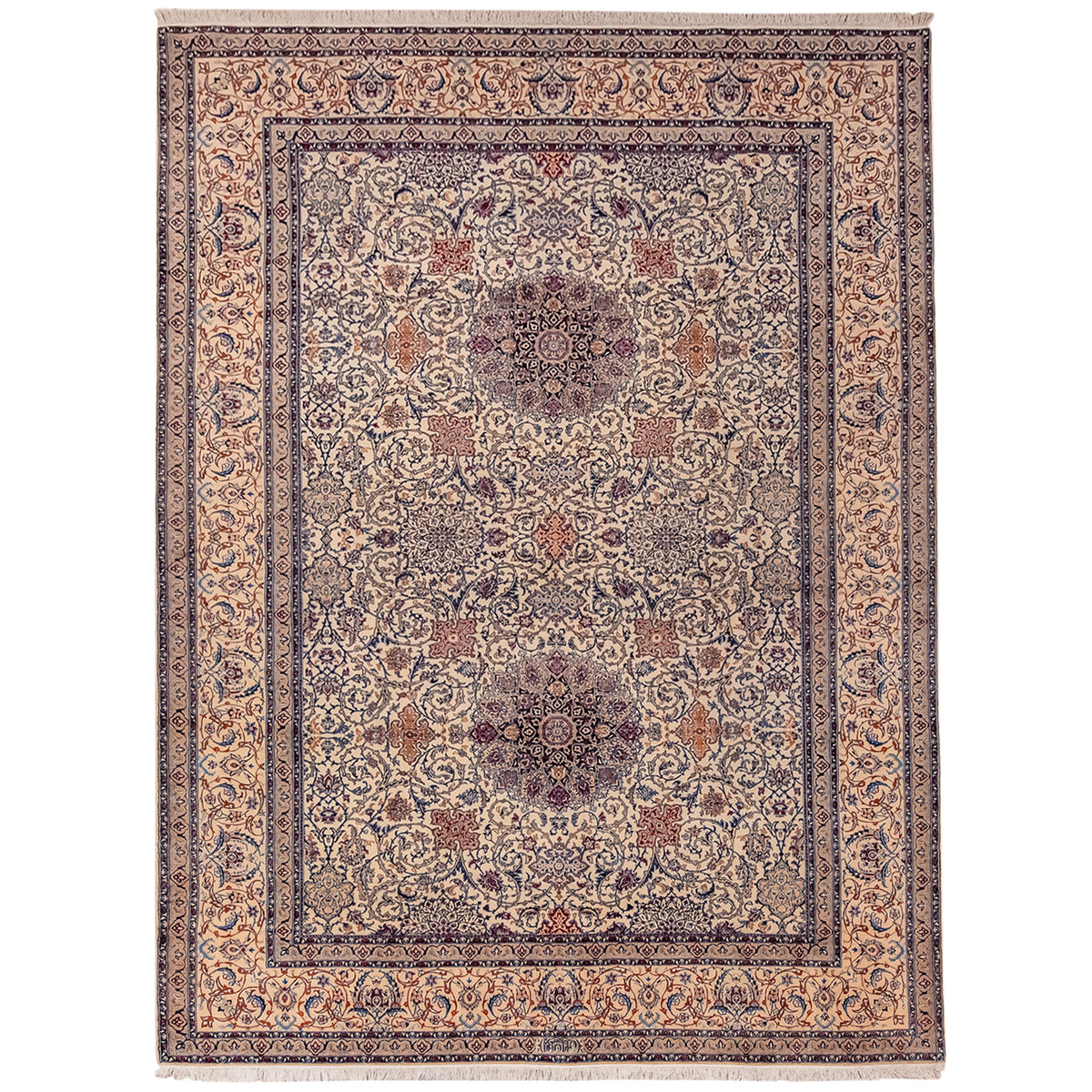 Persian Habibian Nain Rug – Hand-Knotted Lambswool  262cm x 375cm