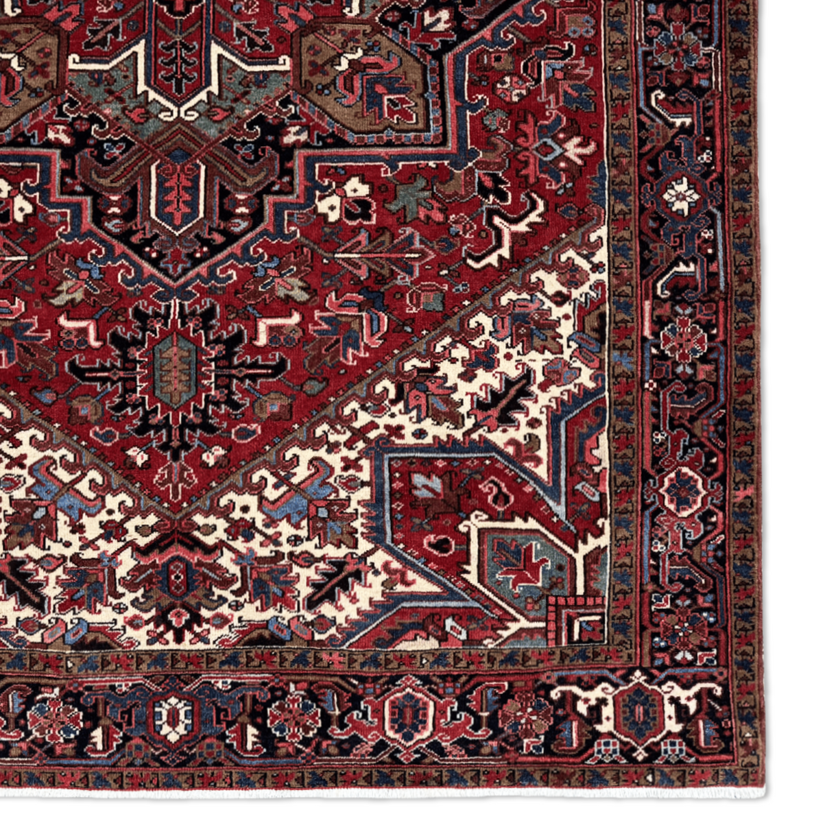 Fine Hand-knotted Traditional Heriz Persian Rug265cm x 346cm