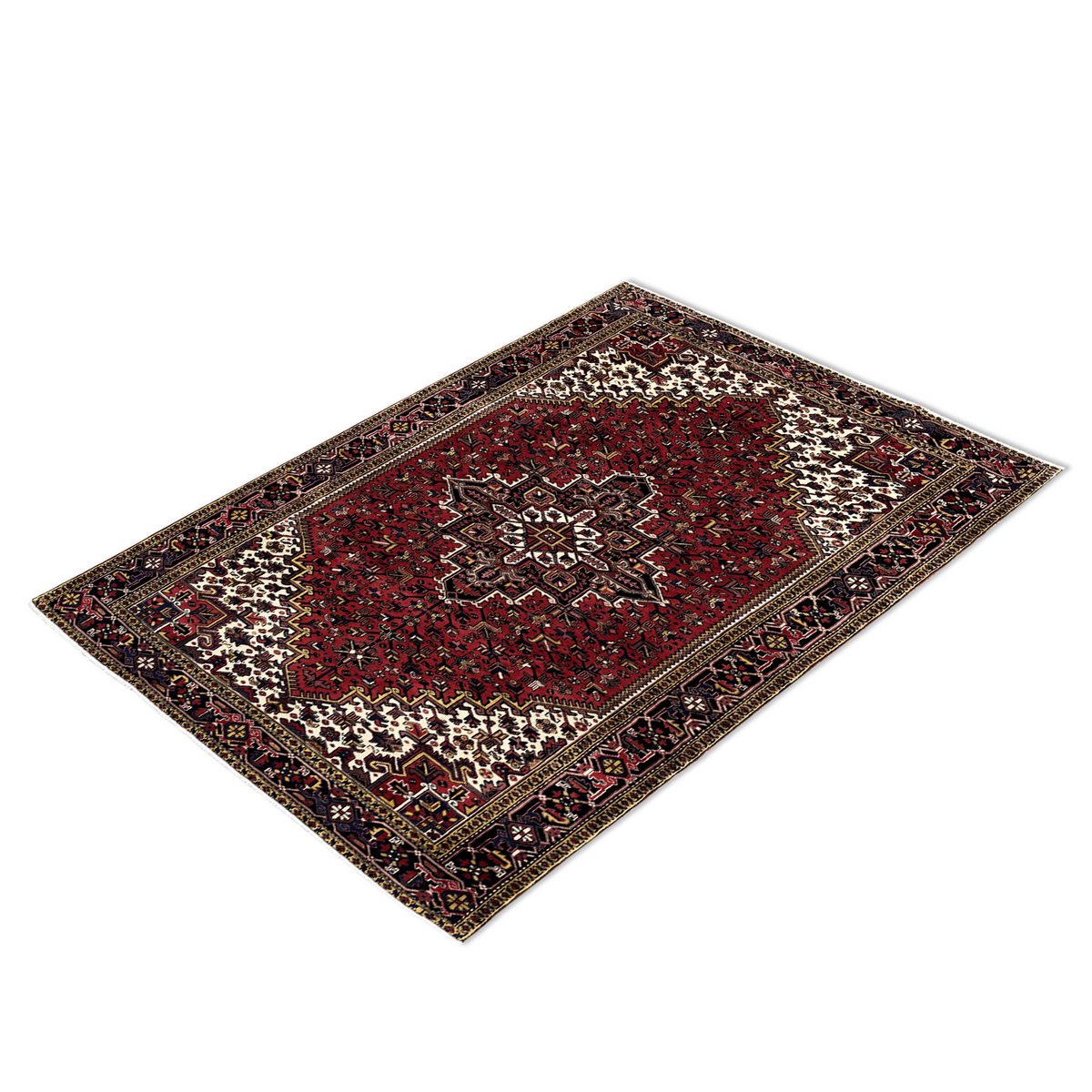 Fine Hand-knotted Wool Persian Heriz 227cm x 323cm