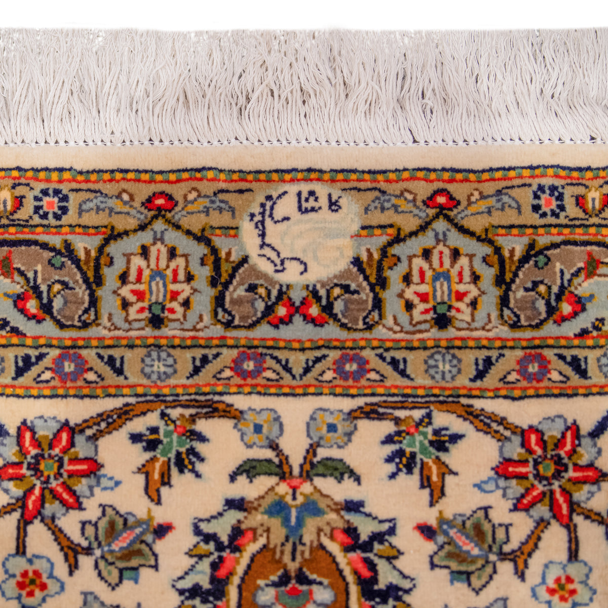 Oversized Handmade Fine Wool Kashan Persian Rug 354cm x 485cm