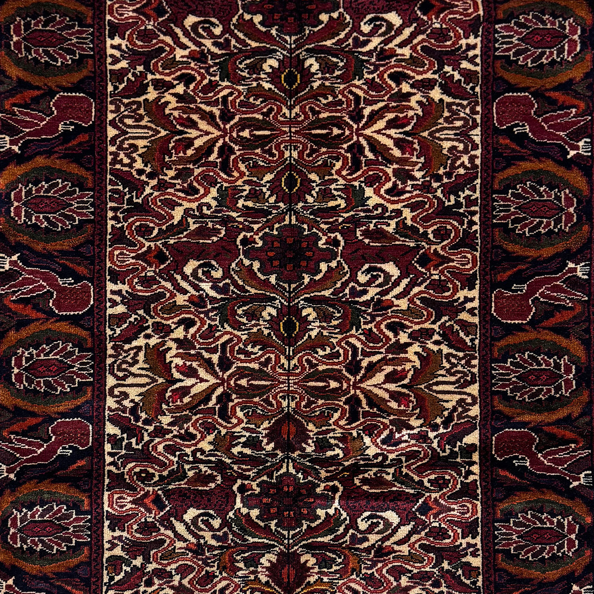 Fine Handmade Wool Baluchi Persian Small Rug 88cm x 128cm