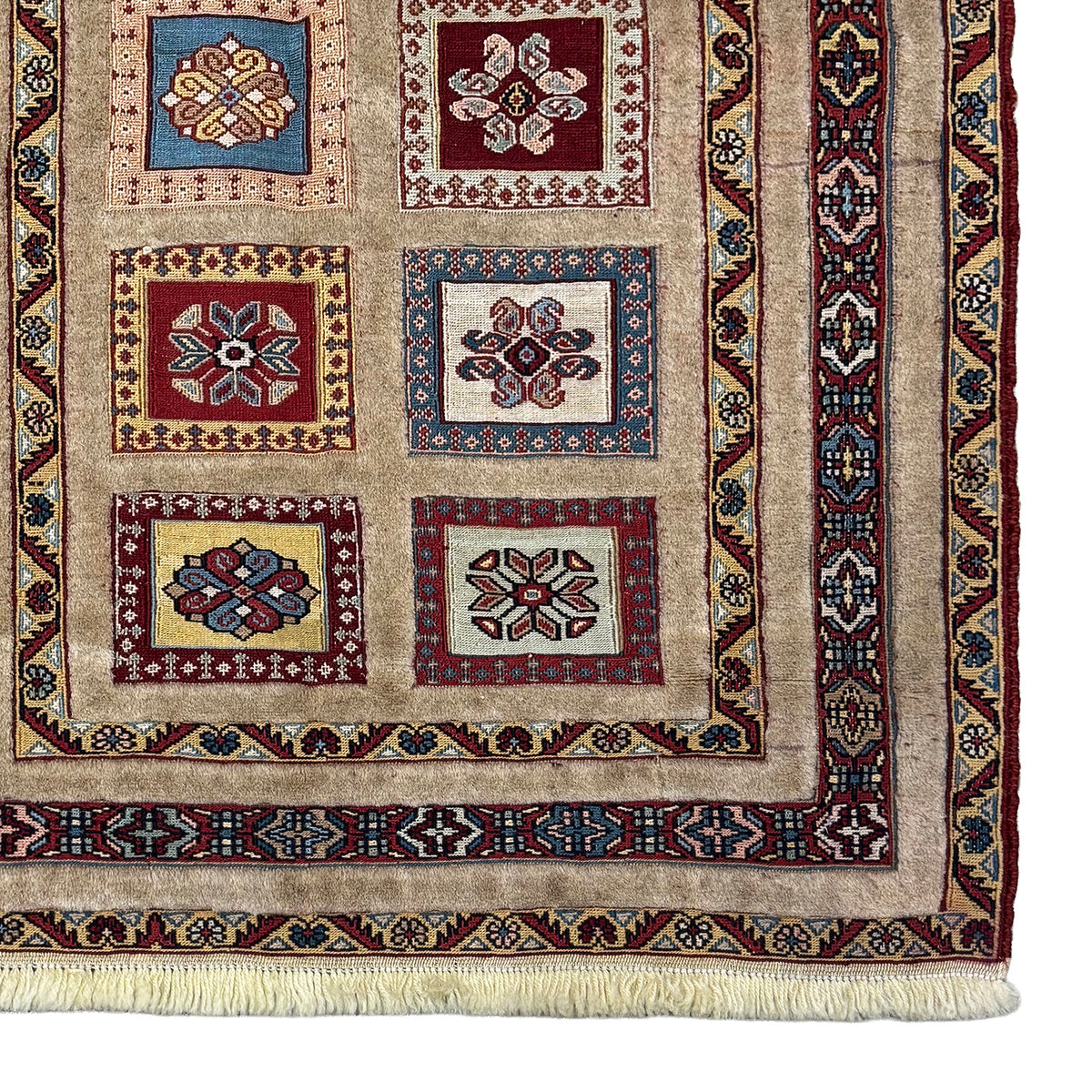 Fine Hand-knotted Wool Sirjan Persian Small Rug 87cm x 124cm