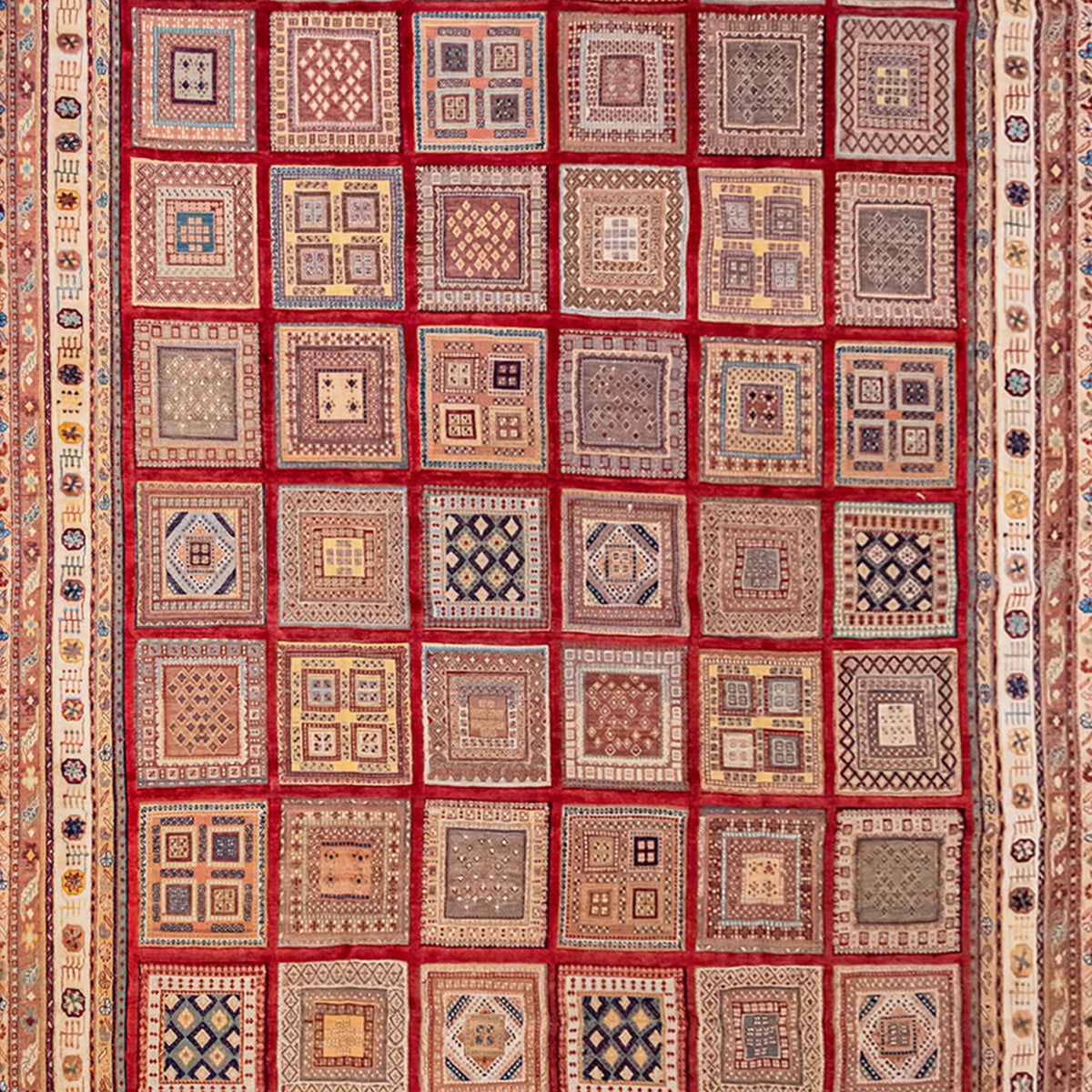 Fine Handwoven Persian Sirjan Kilim-Pile Rug – 253 cm x 343 cm