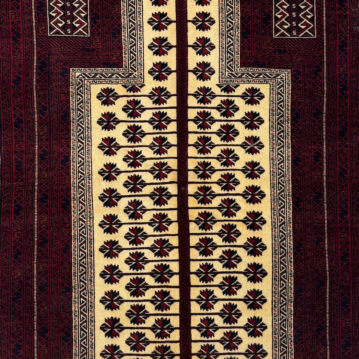 Fine Hand-knotted Baluchi Persian Rug 93cm x 140cm